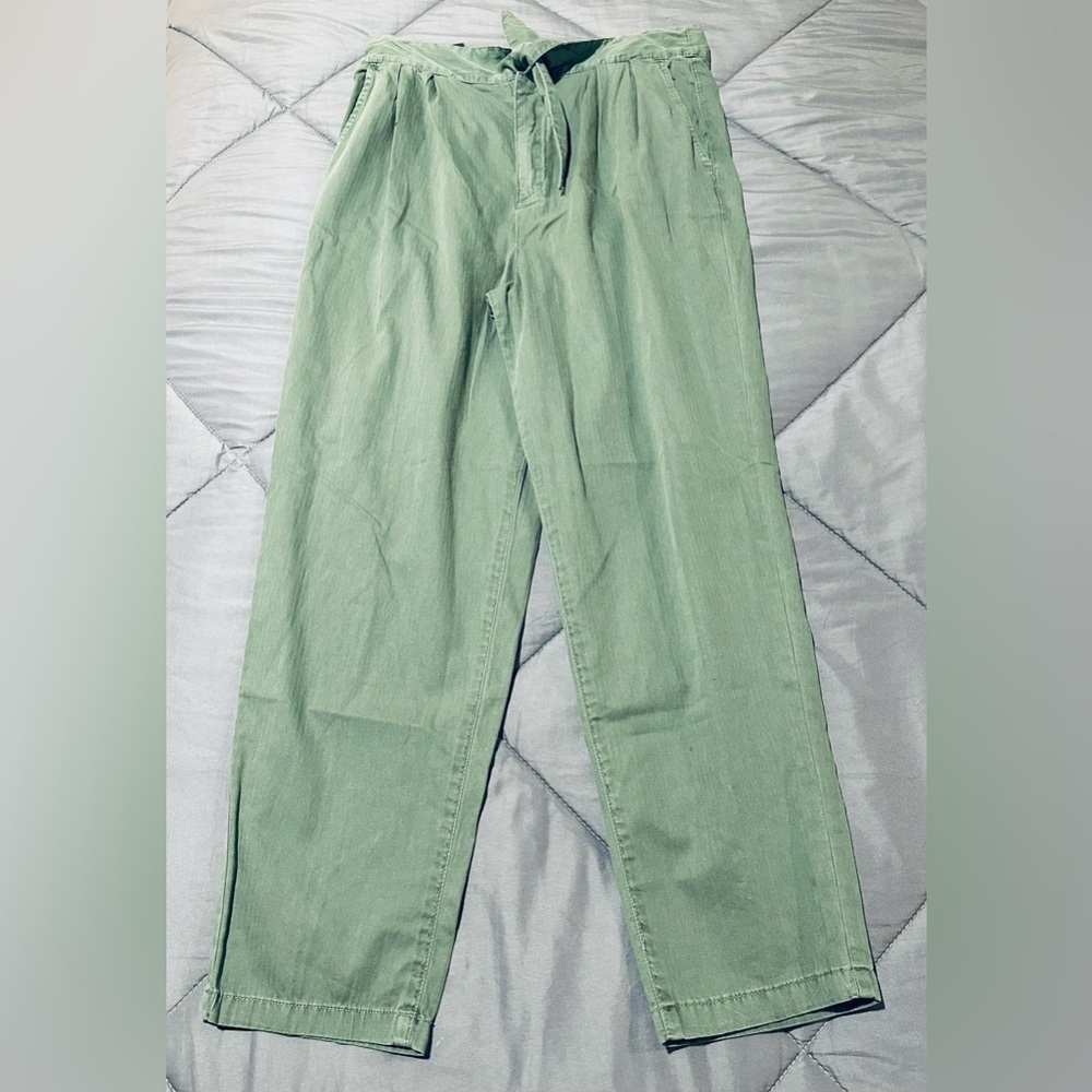 *NWT* BLANKNYC Good Timing High Rise Trouser Pants Sage Green Size 27 *flaw* - Picture 3 of 9